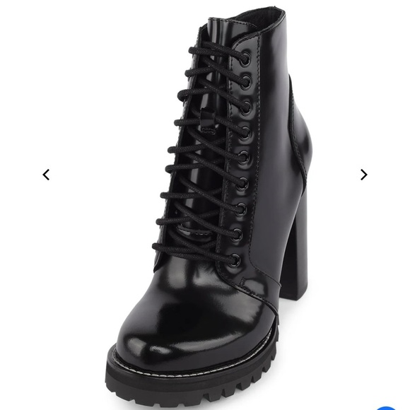 Jeffrey Campbell Black Leather Boots - Picture 1 of 16